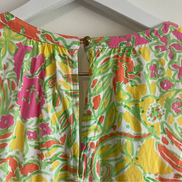Lily Pulitzer for Target Happy Place floral sleeveless romper size XS - Picture 9 of 9